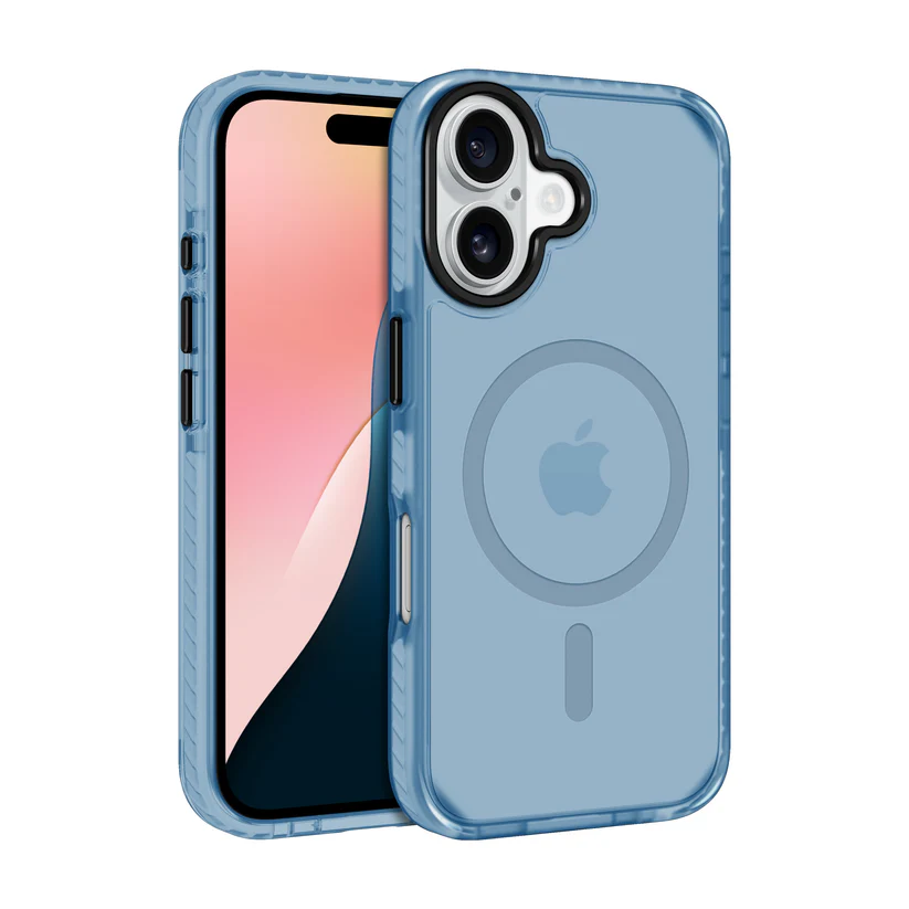 Funda MagSafe Nimbus9 Phantom 3 para iPhone 16 - Azul Pacífico