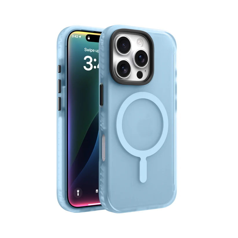 Funda MagSafe Nimbus9 Phantom 3 para iPhone 16 Pro - Azul Pacífico