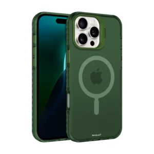 Funda MagSafe Nimbus9 Stratus 2 para iPhone 16 Pro Max - Verde escarcha