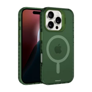 Funda MagSafe Nimbus9 Stratus 2 para iPhone 16 Pro - Verde escarcha